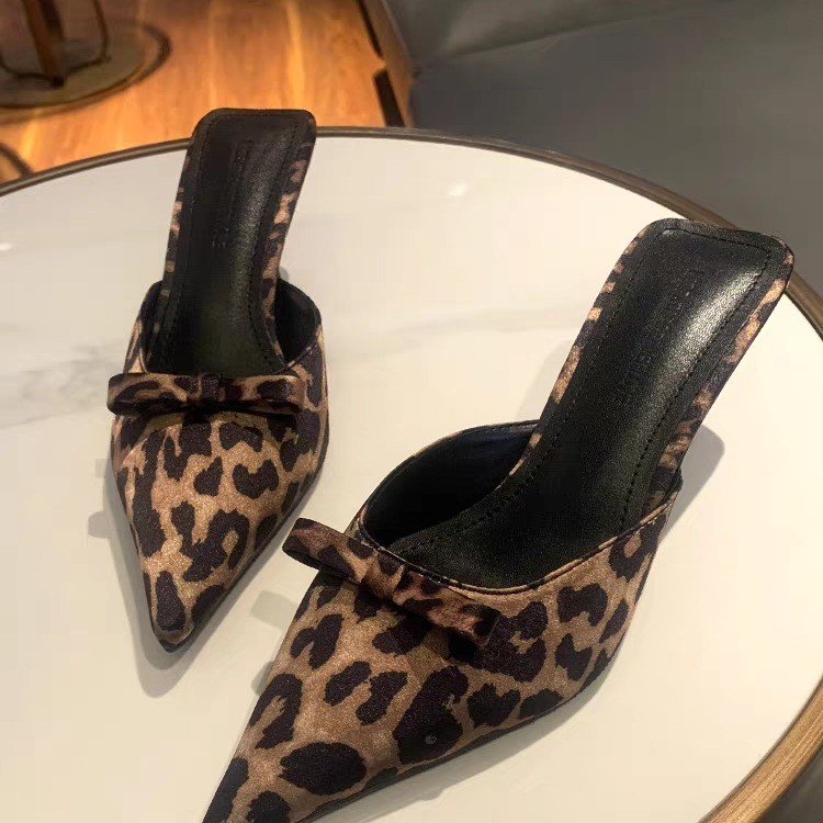 women's leopard-print pointed  - Ethnic And Fashion 评论和价格