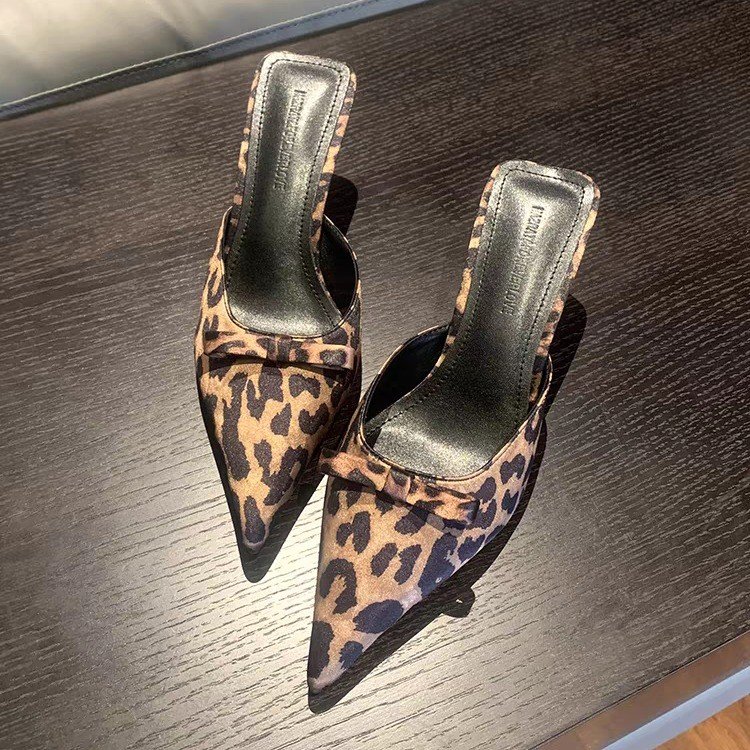 women's leopard-print pointed  - Ethnic And Fashion 评论和价格