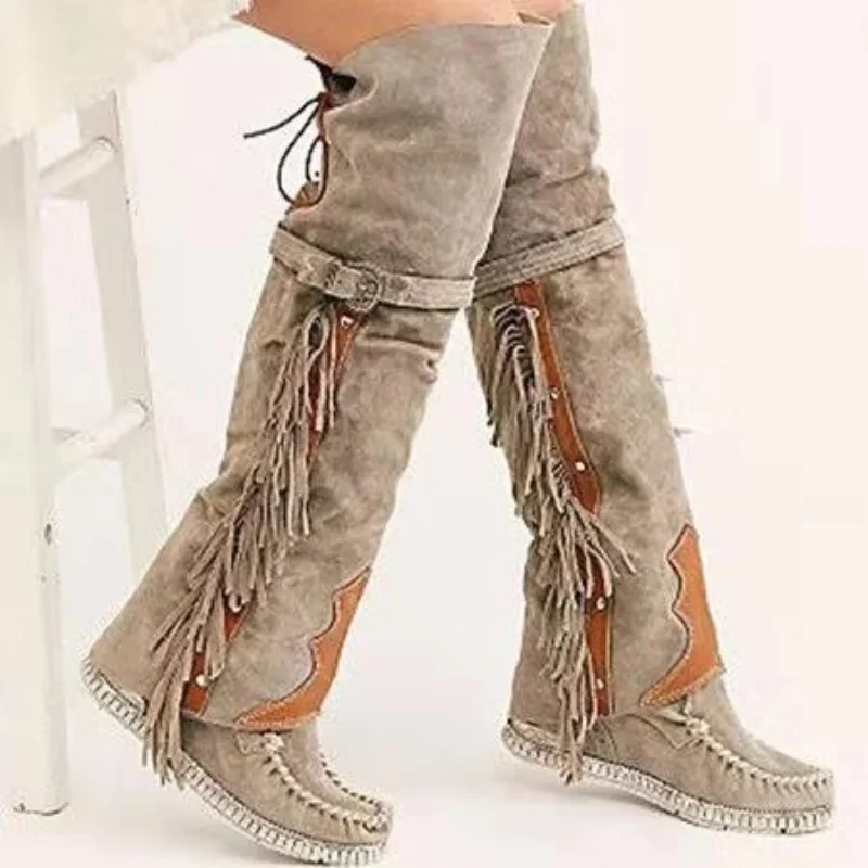 Fashion Bohemia Knee-length Wo - Ethnic And Fashion 评论和价格