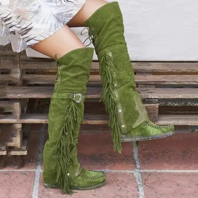 Fashion Bohemia Knee-length Wo - Ethnic And Fashion 评论和价格