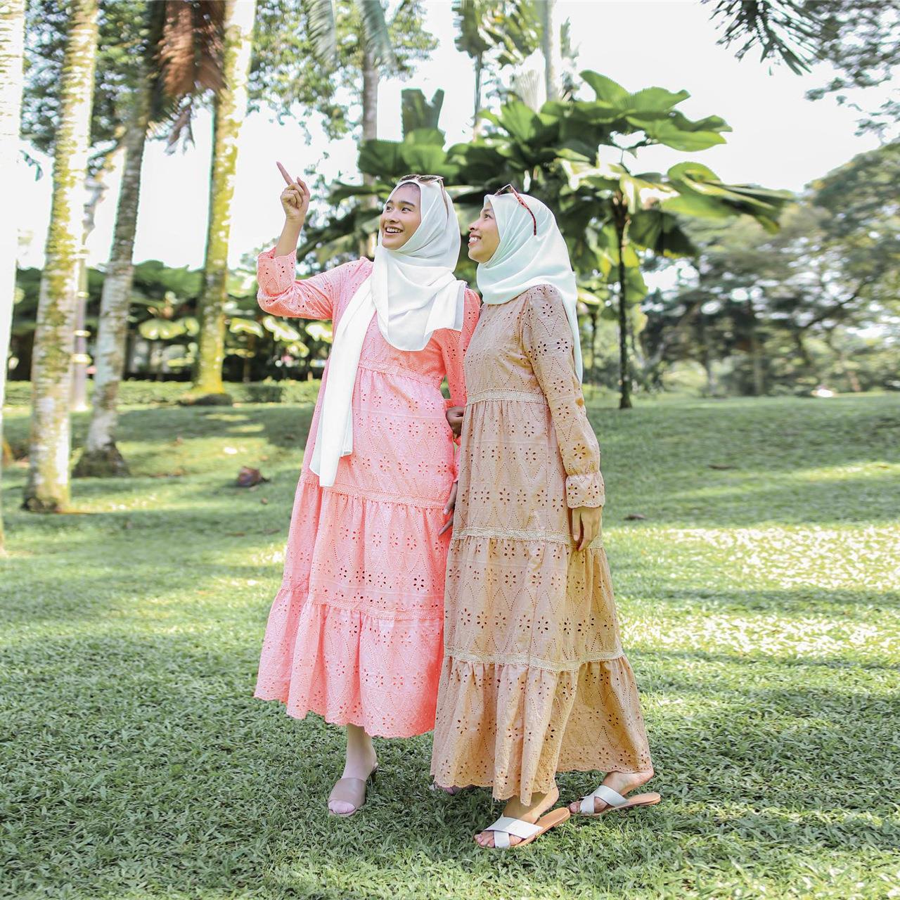 Indonesian Hollow Lace Dress W - Ethnic Fashion Dress 评论和价格
