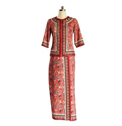 Singapore Airlines Flight Atte - Batik Sarong Wrap 评论和价格