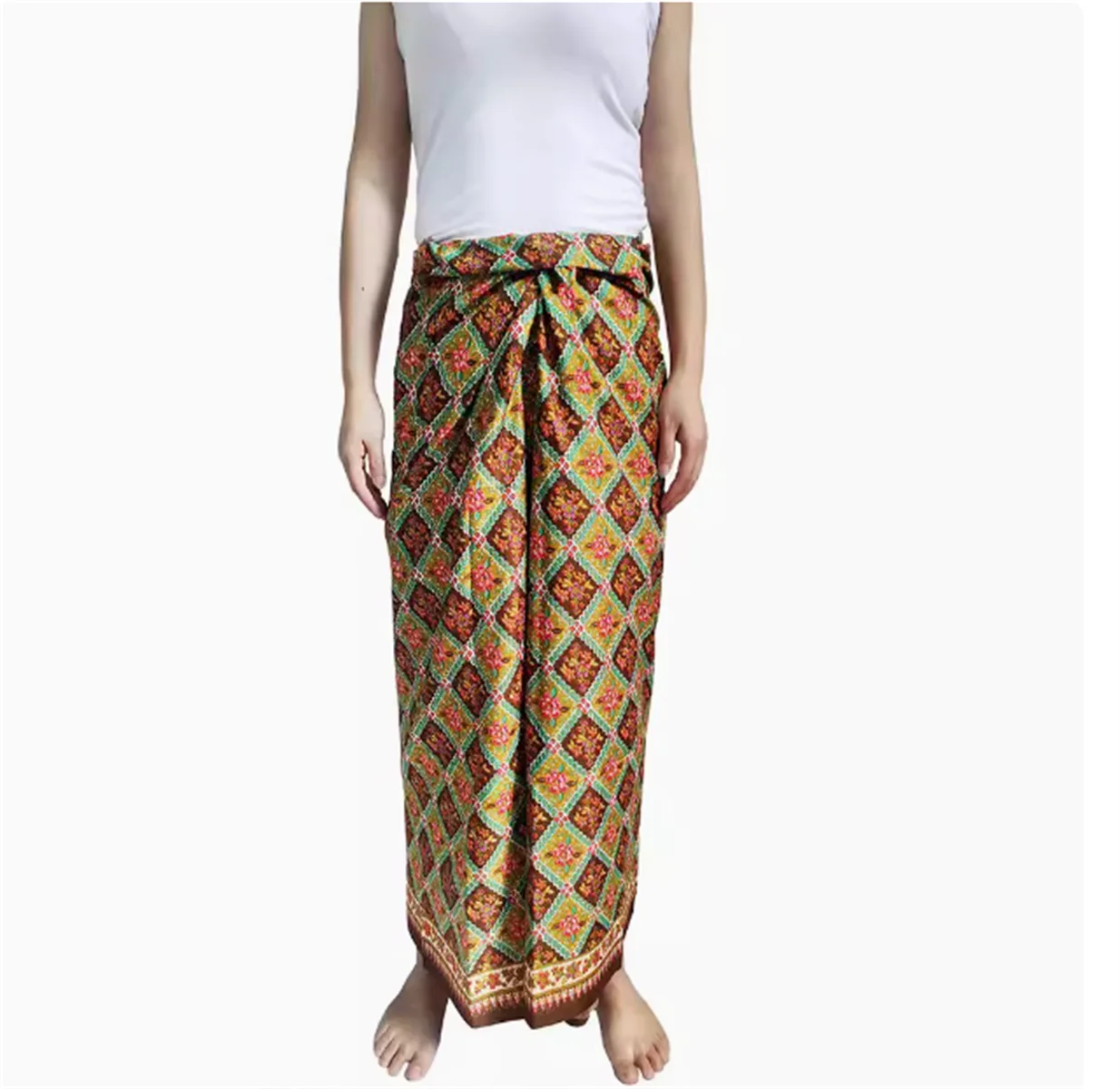 Malaysia Thailand unisex tube  - Batik Sarong Wrap 评论和价格
