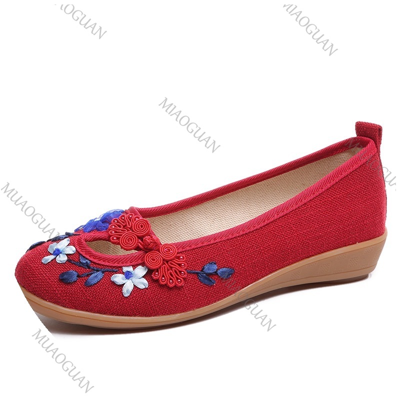 Embroidered Women Comfort Wedg - Ethnic And Fashion 评论和价格