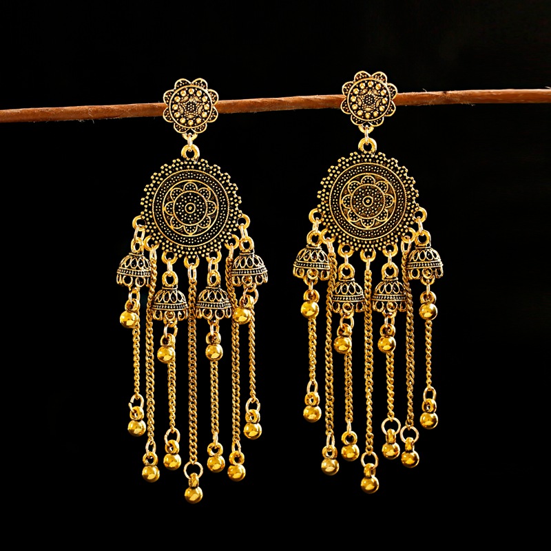 Classic Retro Geometric Long C - Ethnic Indian Fashion 评论和价格