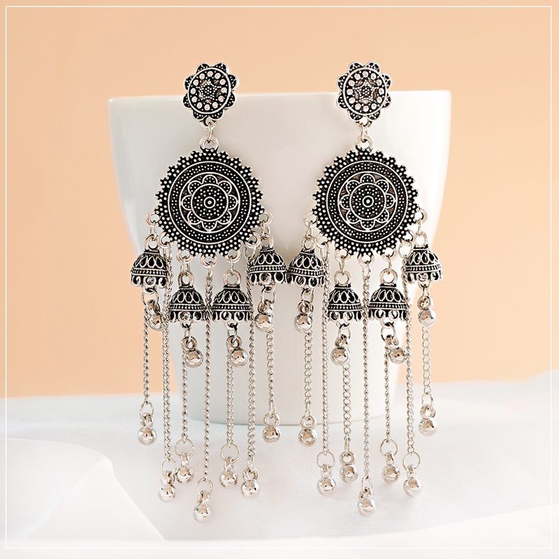Classic Retro Geometric Long C - Ethnic Indian Fashion 评论和价格