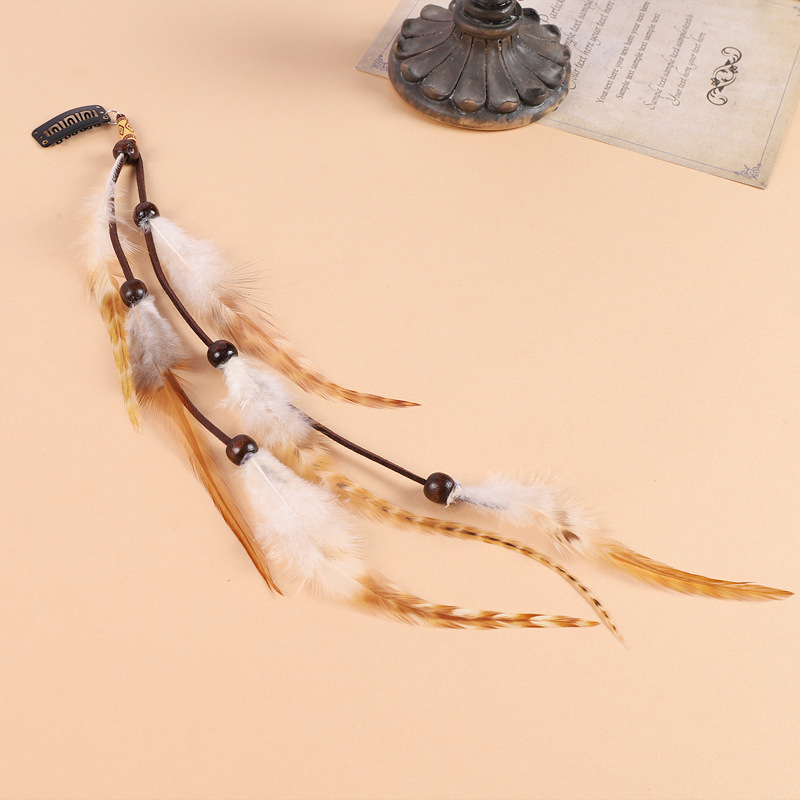 Vintage ethnic style feather h - Ethnic Indian Fashion 评论和价格